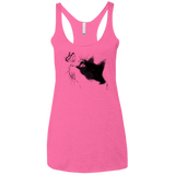 T-Shirts Vintage Pink / X-Small Curious Cat Women's Triblend Racerback Tank