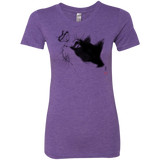T-Shirts Purple Rush / S Curious Cat Women's Triblend T-Shirt