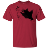 T-Shirts Cardinal / YXS Curious Cat Youth T-Shirt