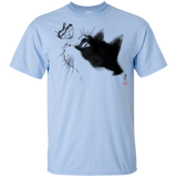 T-Shirts Light Blue / YXS Curious Cat Youth T-Shirt