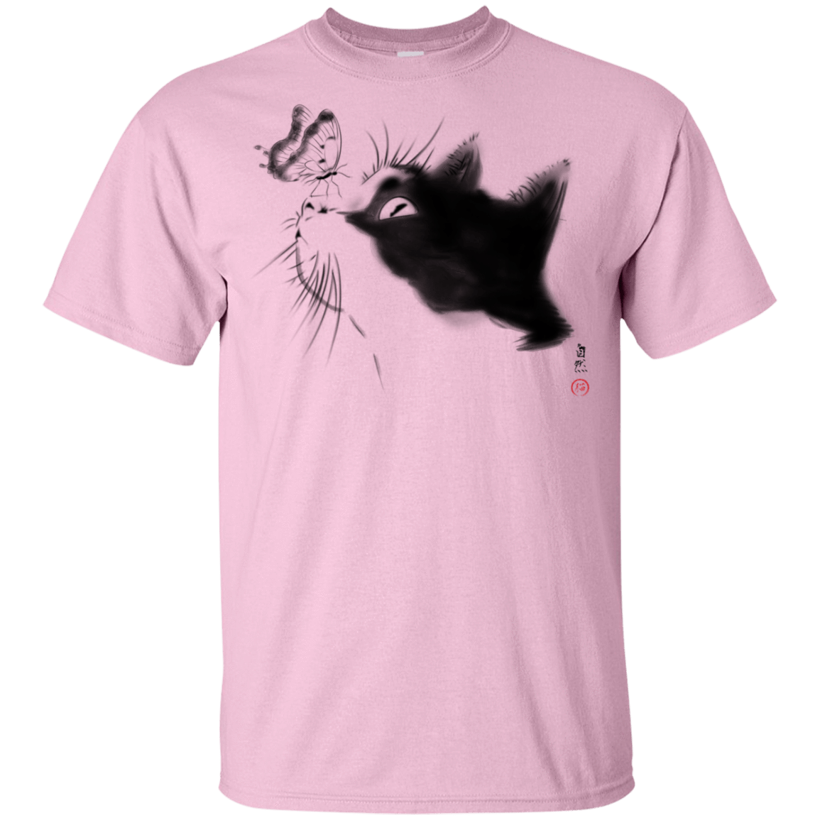 T-Shirts Light Pink / YXS Curious Cat Youth T-Shirt