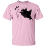 T-Shirts Light Pink / YXS Curious Cat Youth T-Shirt