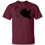 T-Shirts Maroon / YXS Curious Cat Youth T-Shirt