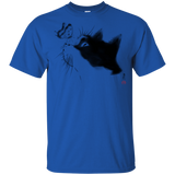 T-Shirts Royal / YXS Curious Cat Youth T-Shirt