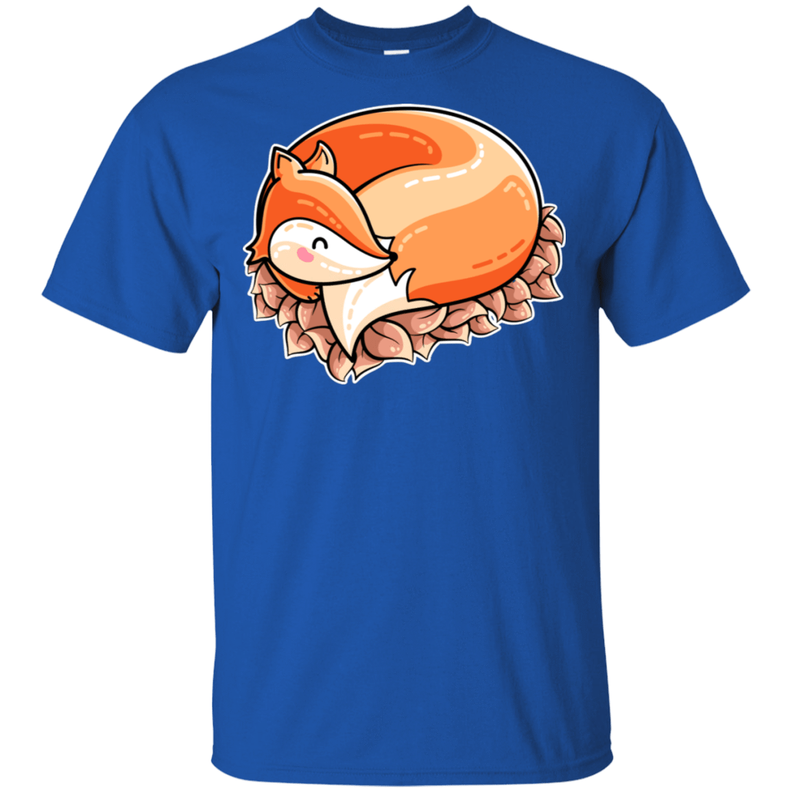 T-Shirts Royal / S Curled Fox T-Shirt