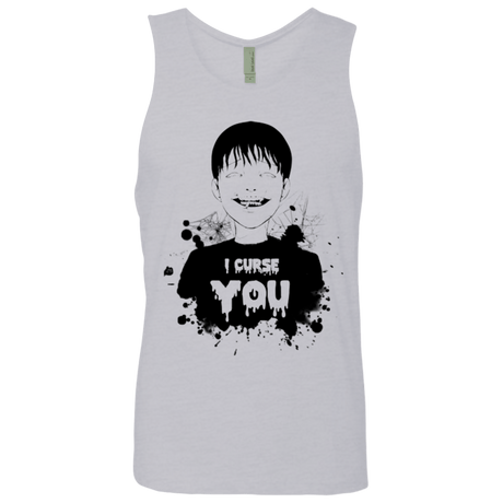 T-Shirts Heather Grey / Small Curse Men's Premium Tank Top