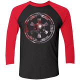 T-Shirts Vintage Black/Vintage Red / X-Small Curse of The Empire Men's Triblend 3/4 Sleeve