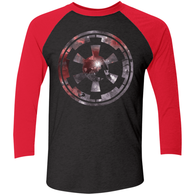 T-Shirts Vintage Black/Vintage Red / X-Small Curse of The Empire Men's Triblend 3/4 Sleeve