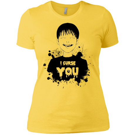 T-Shirts Vibrant Yellow / X-Small Curse Women's Premium T-Shirt