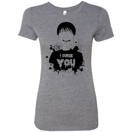 T-Shirts Premium Heather / Small Curse Women's Triblend T-Shirt