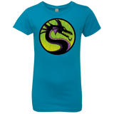 T-Shirts Turquoise / YXS Cursed Kombat Girls Premium T-Shirt