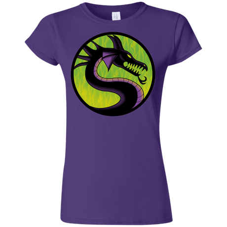 T-Shirts Purple / S Cursed Kombat Junior Slimmer-Fit T-Shirt