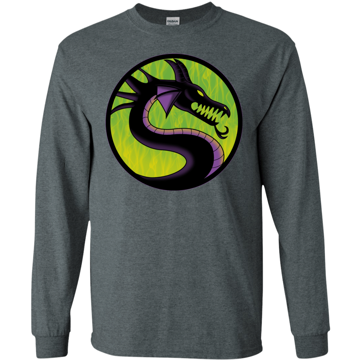 T-Shirts Dark Heather / S Cursed Kombat Men's Long Sleeve T-Shirt