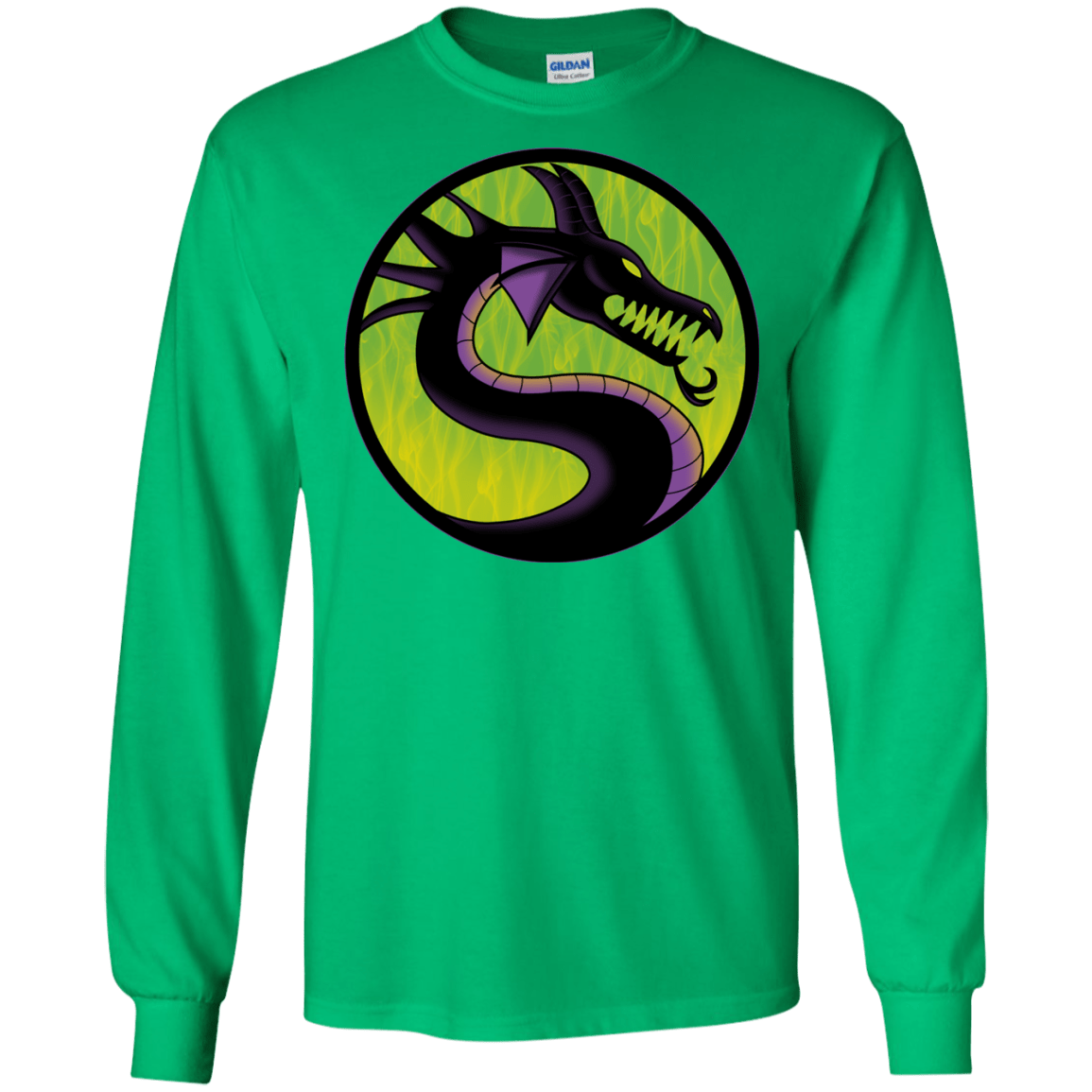 T-Shirts Irish Green / S Cursed Kombat Men's Long Sleeve T-Shirt