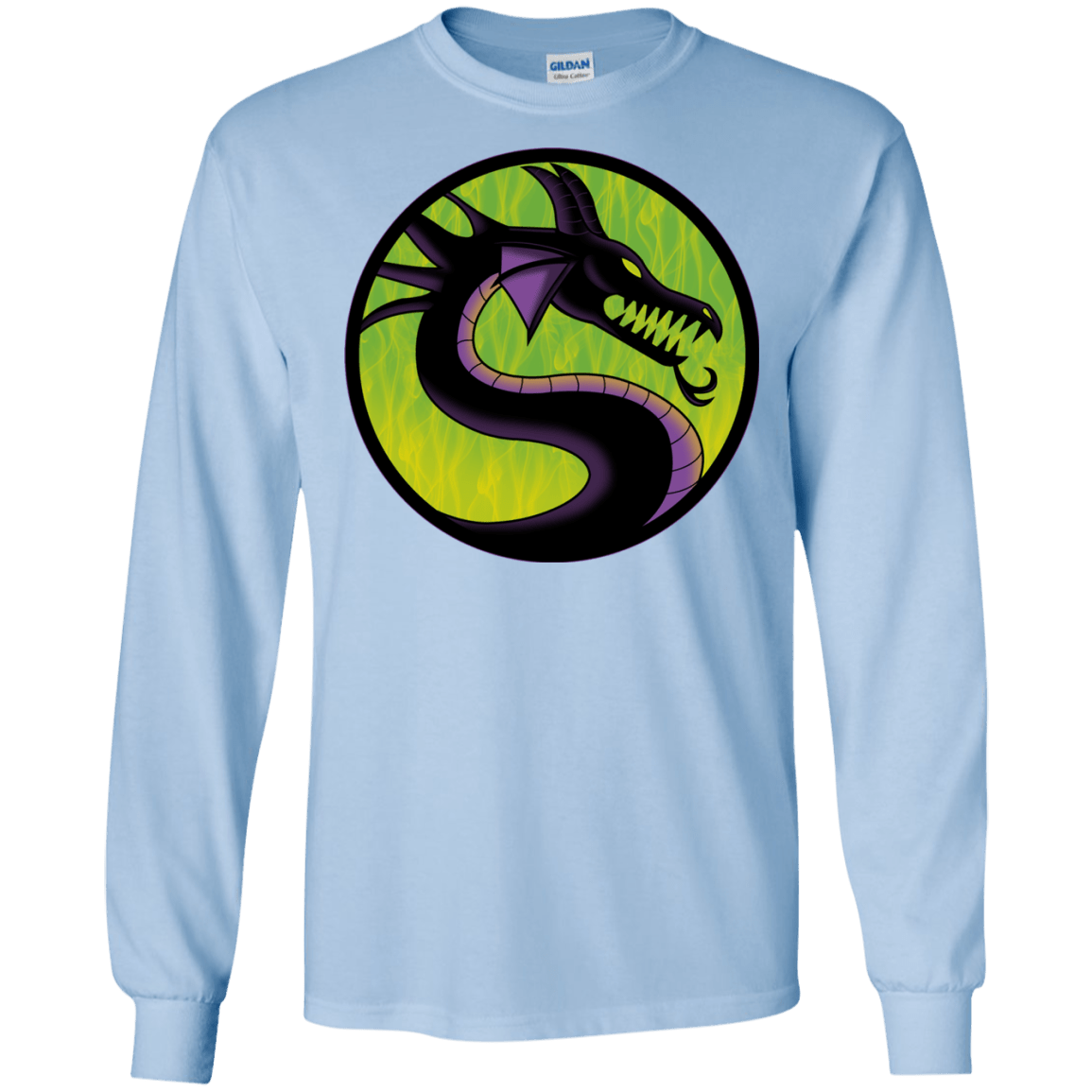 T-Shirts Light Blue / S Cursed Kombat Men's Long Sleeve T-Shirt