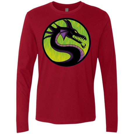 T-Shirts Cardinal / S Cursed Kombat Men's Premium Long Sleeve