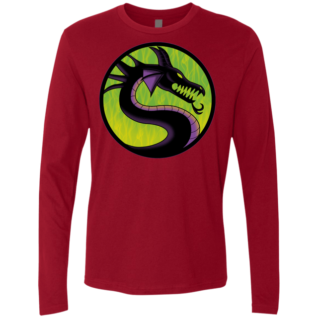 T-Shirts Cardinal / S Cursed Kombat Men's Premium Long Sleeve