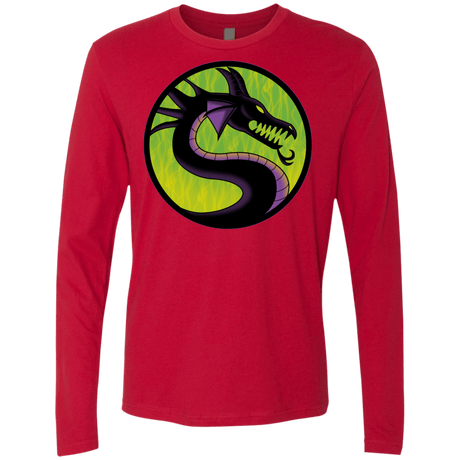 T-Shirts Red / S Cursed Kombat Men's Premium Long Sleeve