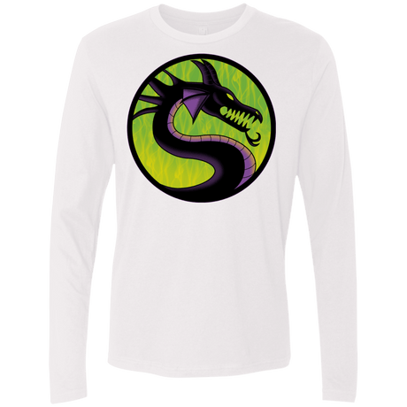 T-Shirts White / S Cursed Kombat Men's Premium Long Sleeve