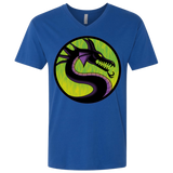 T-Shirts Royal / X-Small Cursed Kombat Men's Premium V-Neck