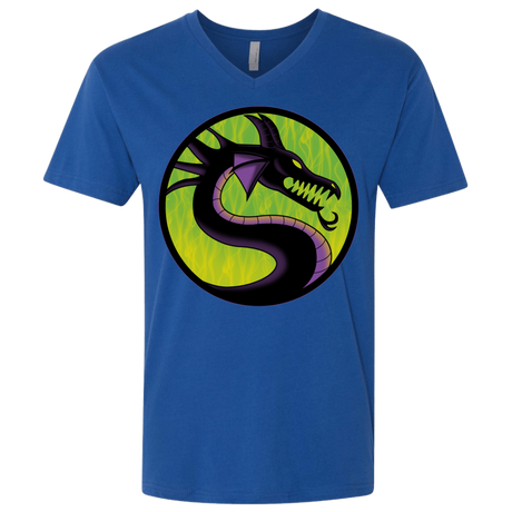 T-Shirts Royal / X-Small Cursed Kombat Men's Premium V-Neck