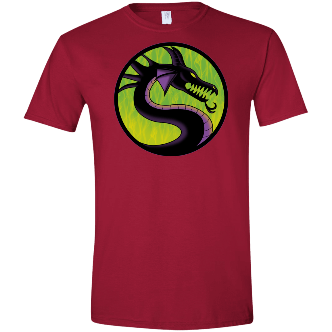 T-Shirts Cardinal Red / S Cursed Kombat Men's Semi-Fitted Softstyle