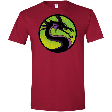 T-Shirts Cardinal Red / S Cursed Kombat Men's Semi-Fitted Softstyle