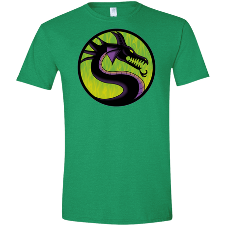 T-Shirts Heather Irish Green / S Cursed Kombat Men's Semi-Fitted Softstyle