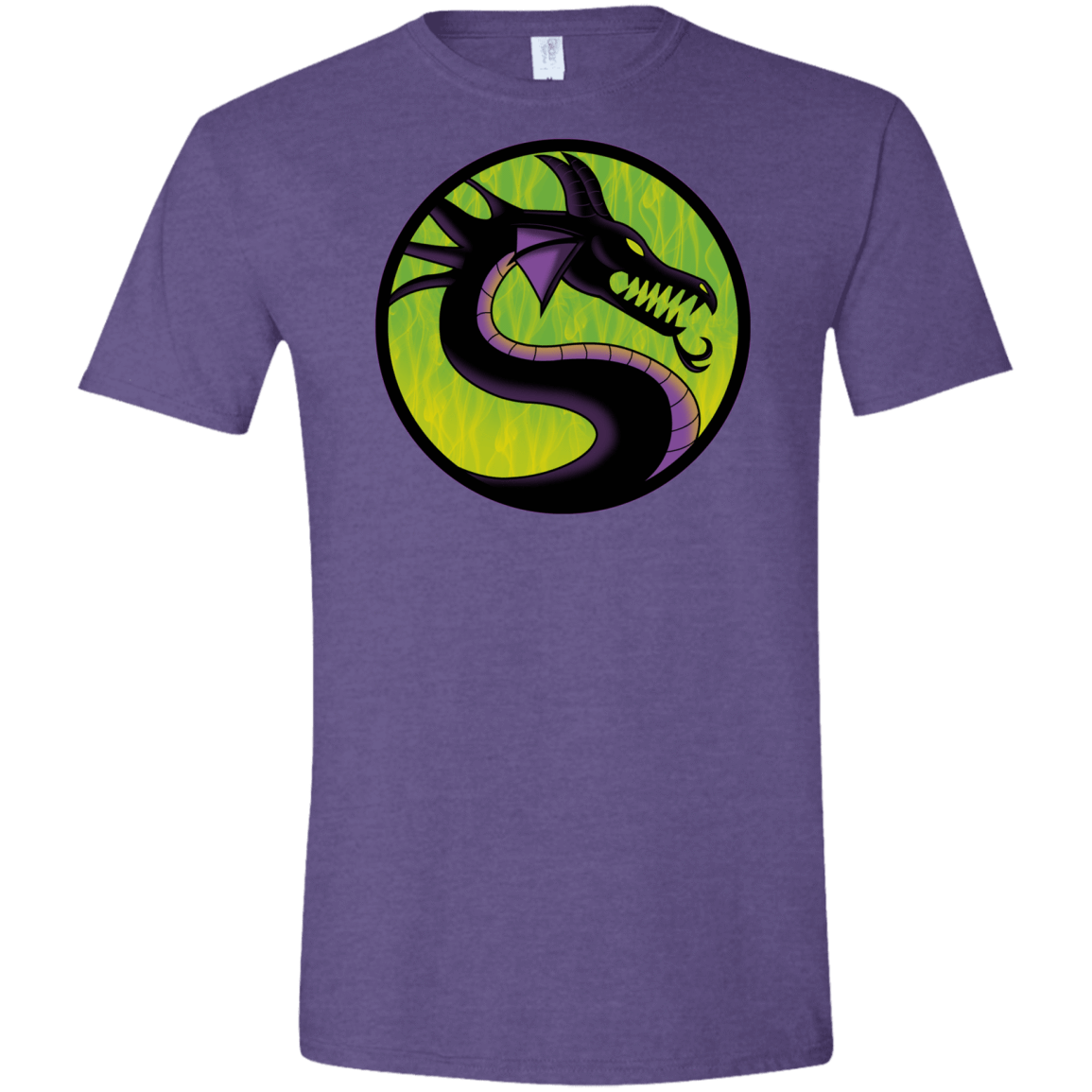 T-Shirts Heather Purple / S Cursed Kombat Men's Semi-Fitted Softstyle