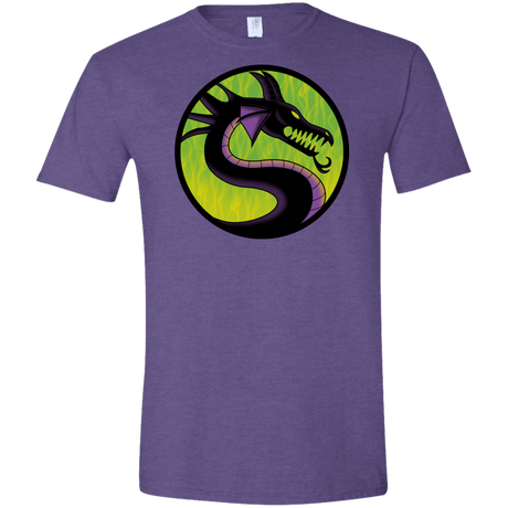 T-Shirts Heather Purple / S Cursed Kombat Men's Semi-Fitted Softstyle