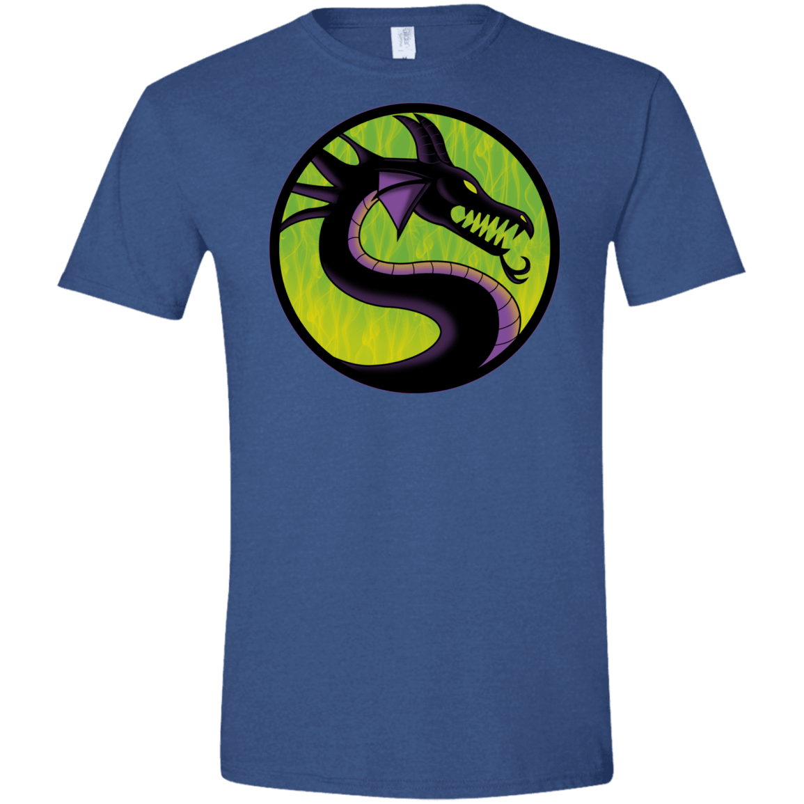 T-Shirts Heather Royal / X-Small Cursed Kombat Men's Semi-Fitted Softstyle