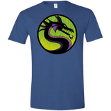 T-Shirts Heather Royal / X-Small Cursed Kombat Men's Semi-Fitted Softstyle