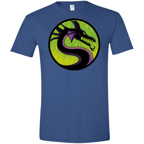 T-Shirts Heather Royal / X-Small Cursed Kombat Men's Semi-Fitted Softstyle