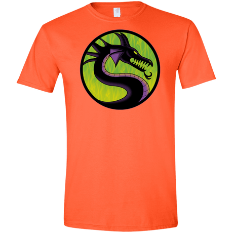 T-Shirts Orange / S Cursed Kombat Men's Semi-Fitted Softstyle