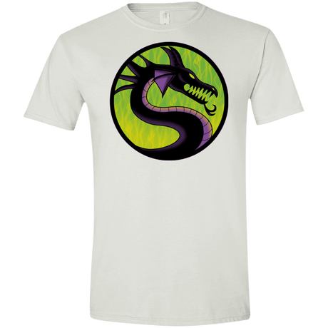 T-Shirts White / X-Small Cursed Kombat Men's Semi-Fitted Softstyle