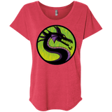 T-Shirts Vintage Red / X-Small Cursed Kombat Triblend Dolman Sleeve