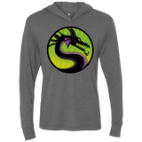 T-Shirts Premium Heather / X-Small Cursed Kombat Triblend Long Sleeve Hoodie Tee
