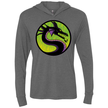 T-Shirts Premium Heather / X-Small Cursed Kombat Triblend Long Sleeve Hoodie Tee