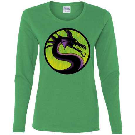 T-Shirts Irish Green / S Cursed Kombat Women's Long Sleeve T-Shirt