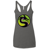 T-Shirts Premium Heather / X-Small Cursed Kombat Women's Triblend Racerback Tank