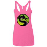 T-Shirts Vintage Pink / X-Small Cursed Kombat Women's Triblend Racerback Tank