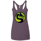 T-Shirts Vintage Purple / X-Small Cursed Kombat Women's Triblend Racerback Tank