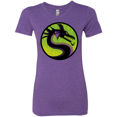 T-Shirts Purple Rush / S Cursed Kombat Women's Triblend T-Shirt