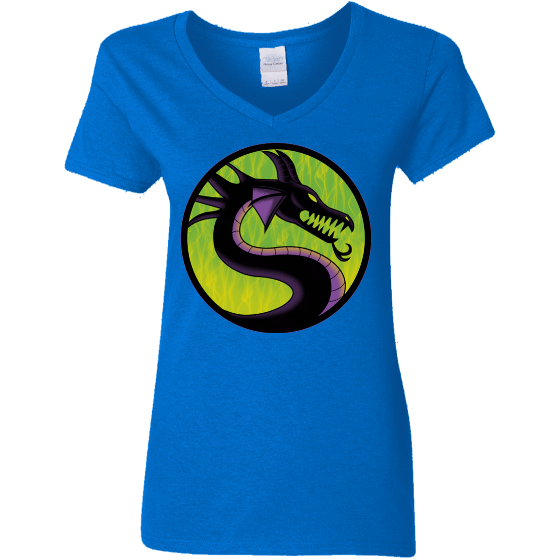 T-Shirts Royal / S Cursed Kombat Women's V-Neck T-Shirt