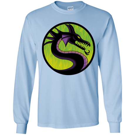 T-Shirts Light Blue / YS Cursed Kombat Youth Long Sleeve T-Shirt