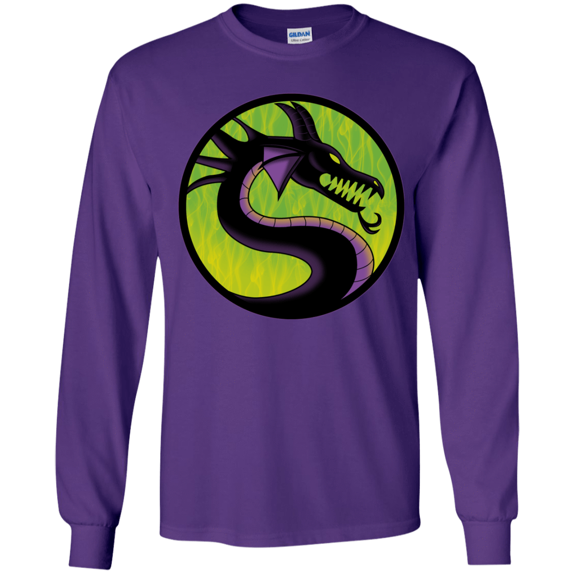 T-Shirts Purple / YS Cursed Kombat Youth Long Sleeve T-Shirt