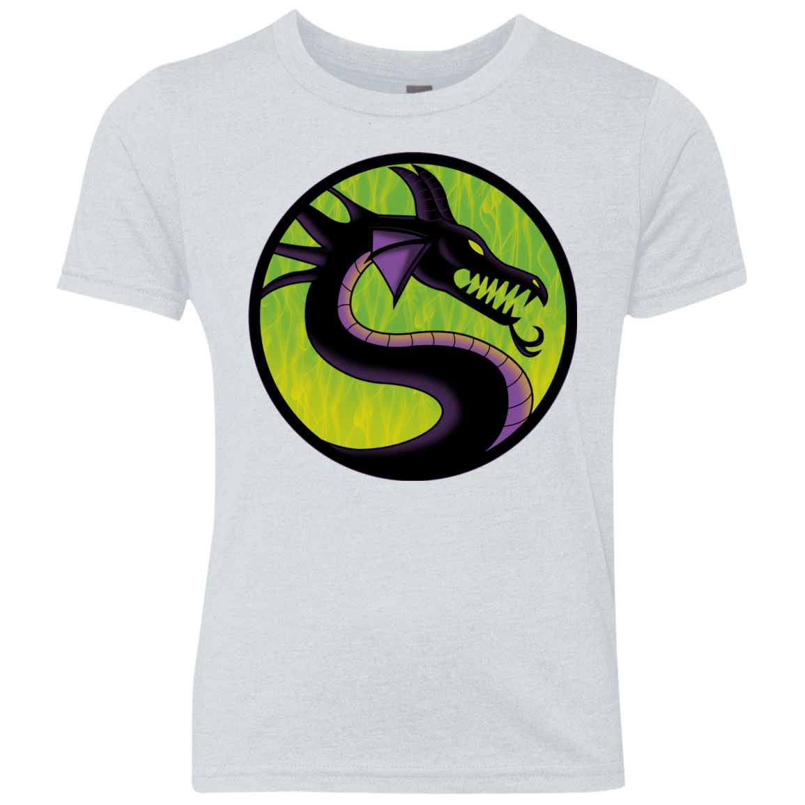 T-Shirts Heather White / YXS Cursed Kombat Youth Triblend T-Shirt