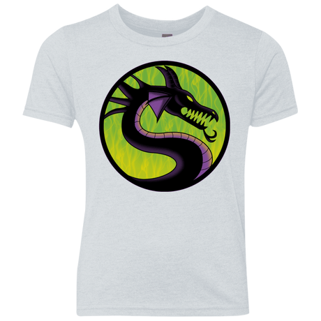 T-Shirts Heather White / YXS Cursed Kombat Youth Triblend T-Shirt