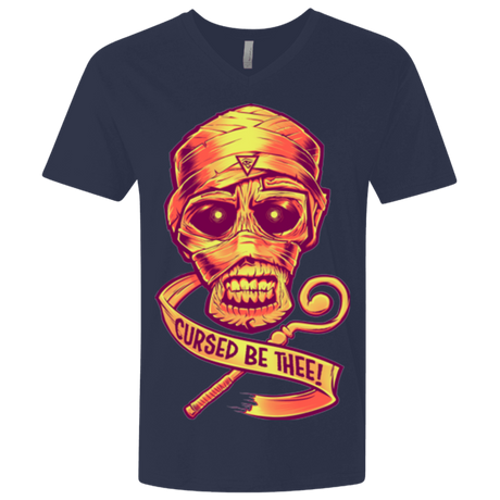 T-Shirts Midnight Navy / X-Small CURSED Men's Premium V-Neck