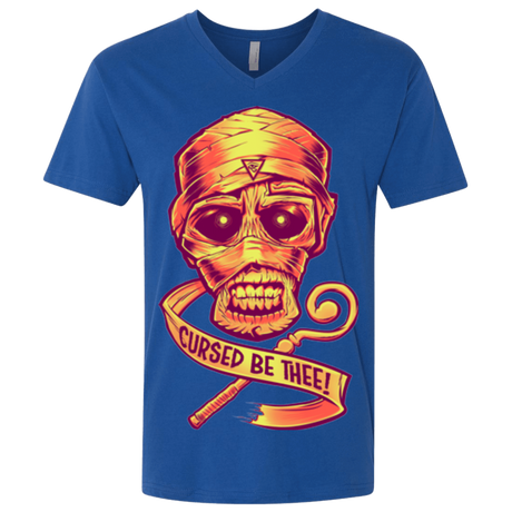 T-Shirts Royal / X-Small CURSED Men's Premium V-Neck